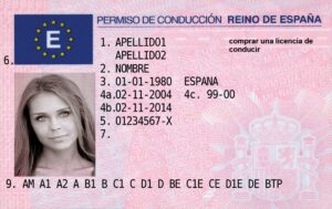 spain drivers license