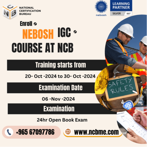 NEBOSH Training Program Purchase