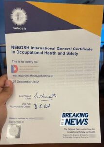 Buy NEBOSH certificate online